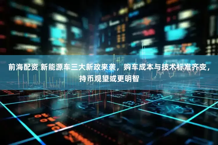 前海配资 新能源车三大新政来袭，购车成本与技术标准齐变，持币观望或更明智